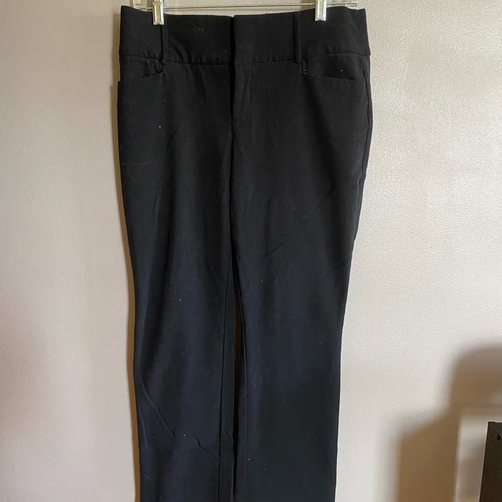 black slacks